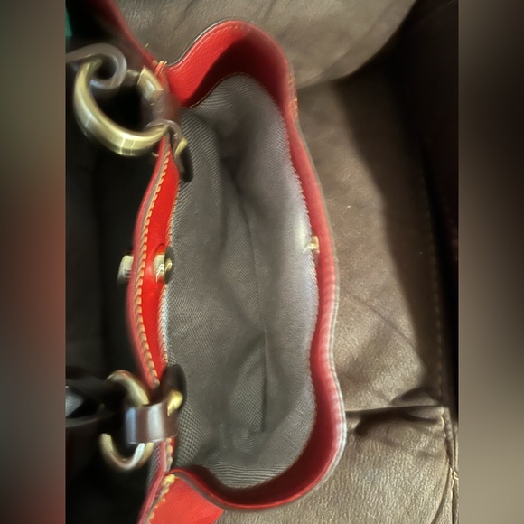 Dooney & Bourke EUC  Florentine Leather Large Zip Barlow - Picture 10 of 15